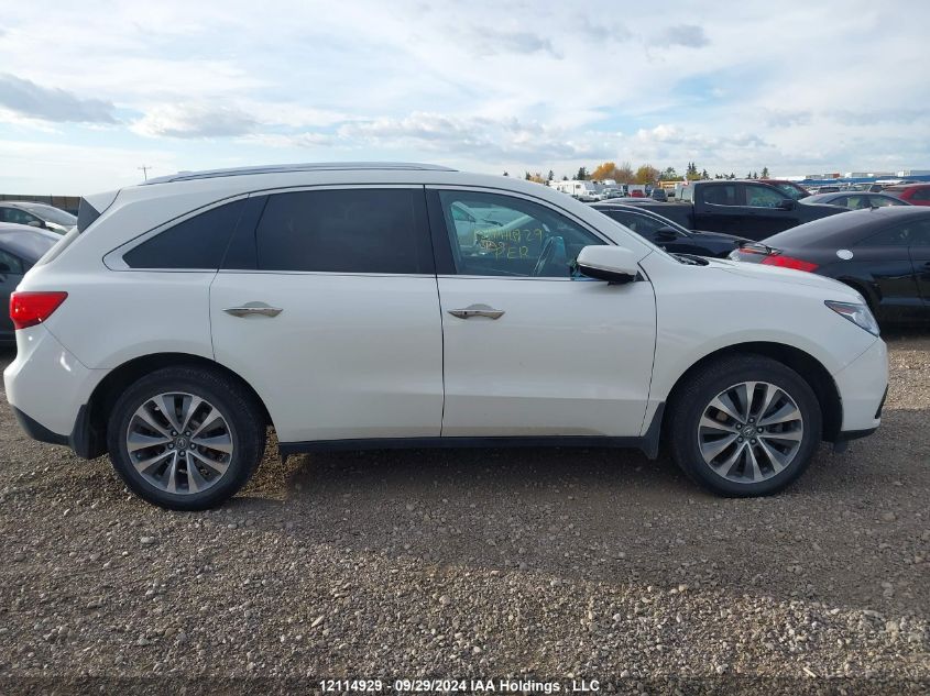 2016 Acura Mdx VIN: 5FRYD4H46GB509008 Lot: 12114929