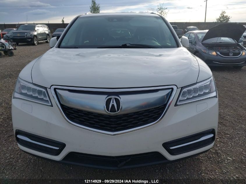 2016 Acura Mdx VIN: 5FRYD4H46GB509008 Lot: 12114929