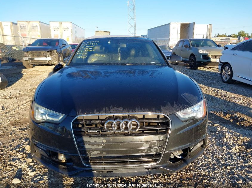 2013 Audi A5 Premium VIN: WAUDFBFR8DA063247 Lot: 12114932