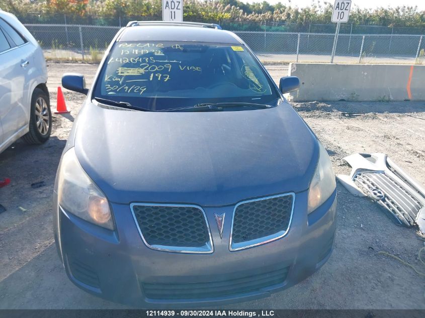 2009 Pontiac Vibe VIN: 5Y2SP670X9Z420435 Lot: 12114939