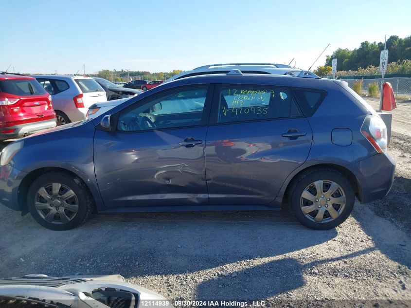 2009 Pontiac Vibe VIN: 5Y2SP670X9Z420435 Lot: 12114939