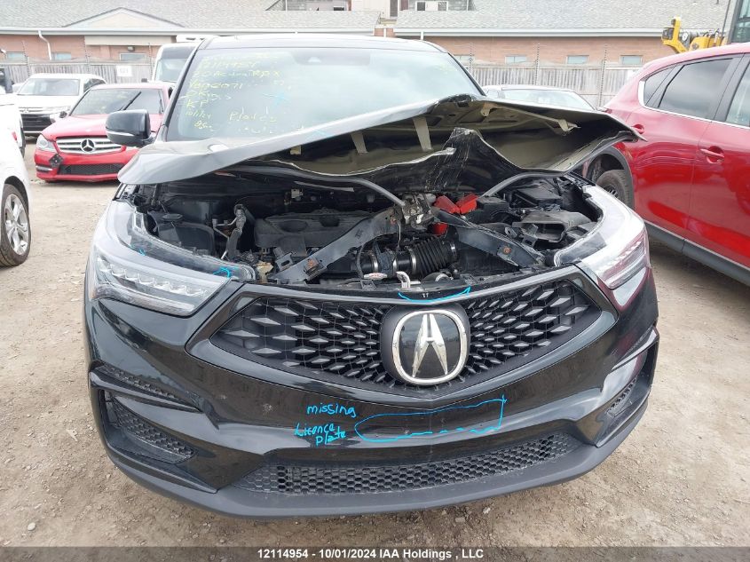 2020 Acura Rdx VIN: 5J8TC2H61LL806071 Lot: 12114954