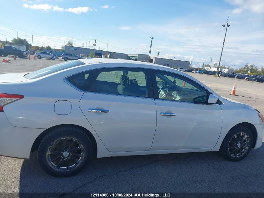 2014 Nissan Sentra VIN: 3N1AB7AP2EL631378 Lot: 12114986