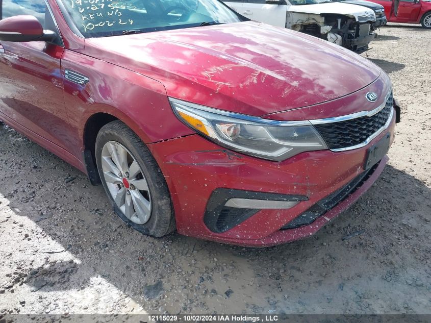 2019 Kia Optima VIN: 5XXGT4L30KG275663 Lot: 12115029