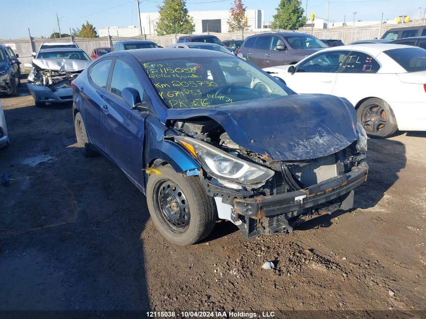 5NPDH4AE5GH671253 2016 HYUNDAI ELANTRA - Image 1