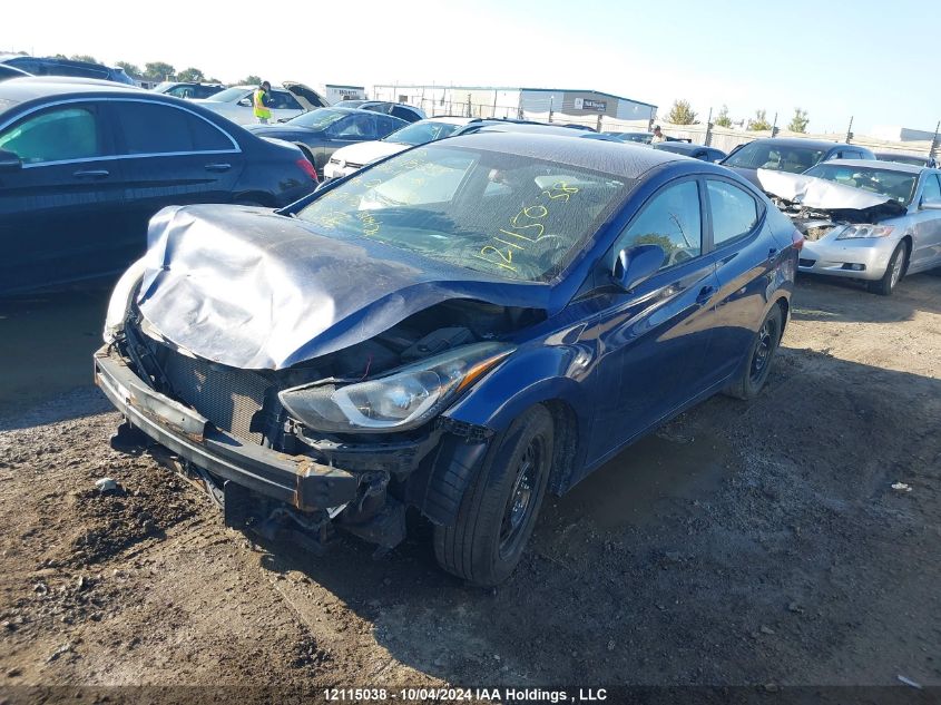 5NPDH4AE5GH671253 2016 HYUNDAI ELANTRA - Image 2