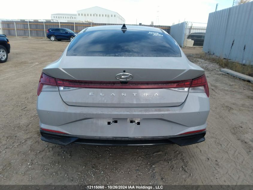 2022 Hyundai Elantra Sel VIN: KMHLN4AG4NU325845 Lot: 12115060