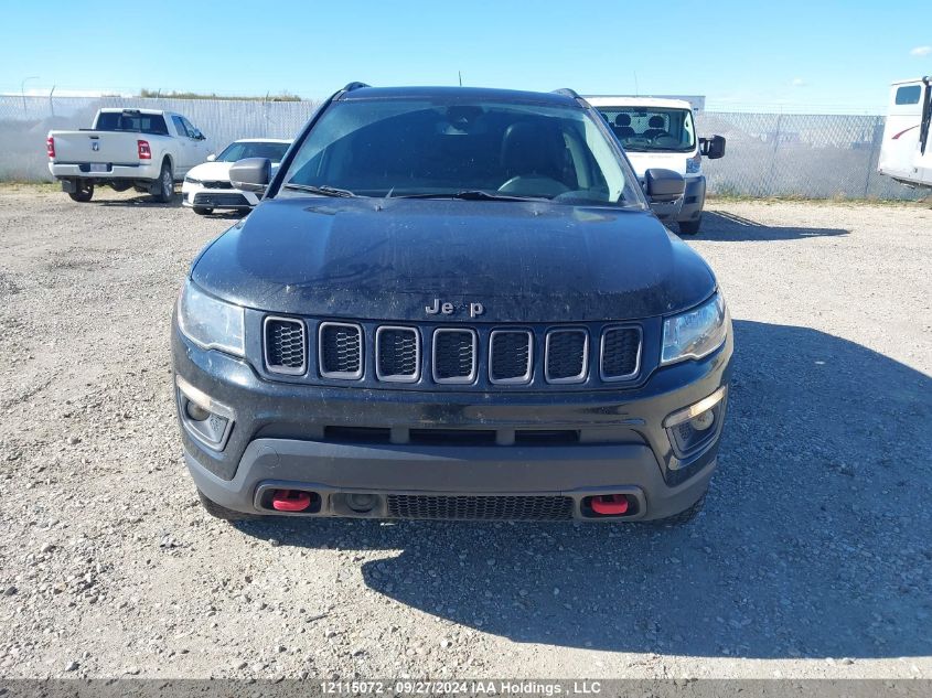 2019 Jeep Compass Trailhawk VIN: 3C4NJDDB2KT825839 Lot: 12115072