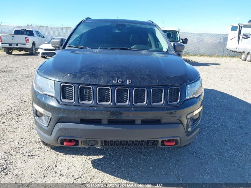 2019 Jeep Compass Trailhawk VIN: 3C4NJDDB2KT825839 Lot: 12115072