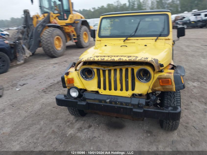 2001 Jeep Tj VIN: 1J4FA49SX1P359751 Lot: 12115095