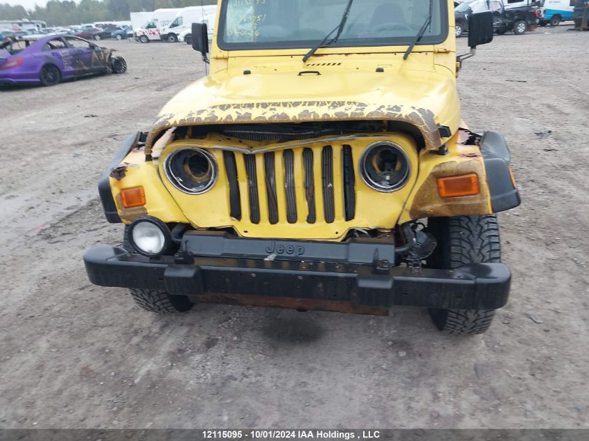 2001 Jeep Tj VIN: 1J4FA49SX1P359751 Lot: 12115095