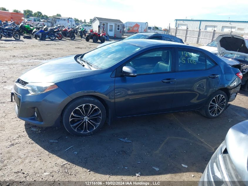 2016 Toyota Corolla L/Le/Le Pls/Prm/S/S Pls VIN: 2T1BURHE8GC544201 Lot: 12115106