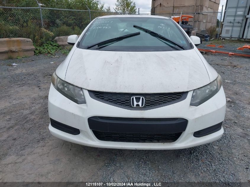 2013 Honda Civic Lx VIN: 2HGFG3B43DH000763 Lot: 12115107