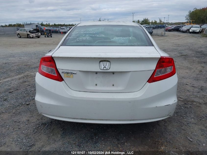 2013 Honda Civic Lx VIN: 2HGFG3B43DH000763 Lot: 12115107