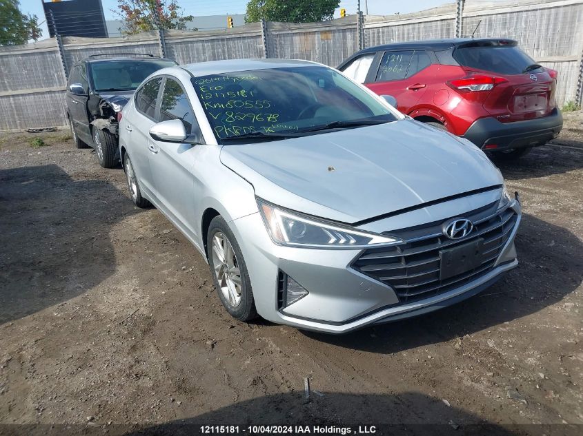 KMHD84LF6KU829678 2019 HYUNDAI ELANTRA - Image 1