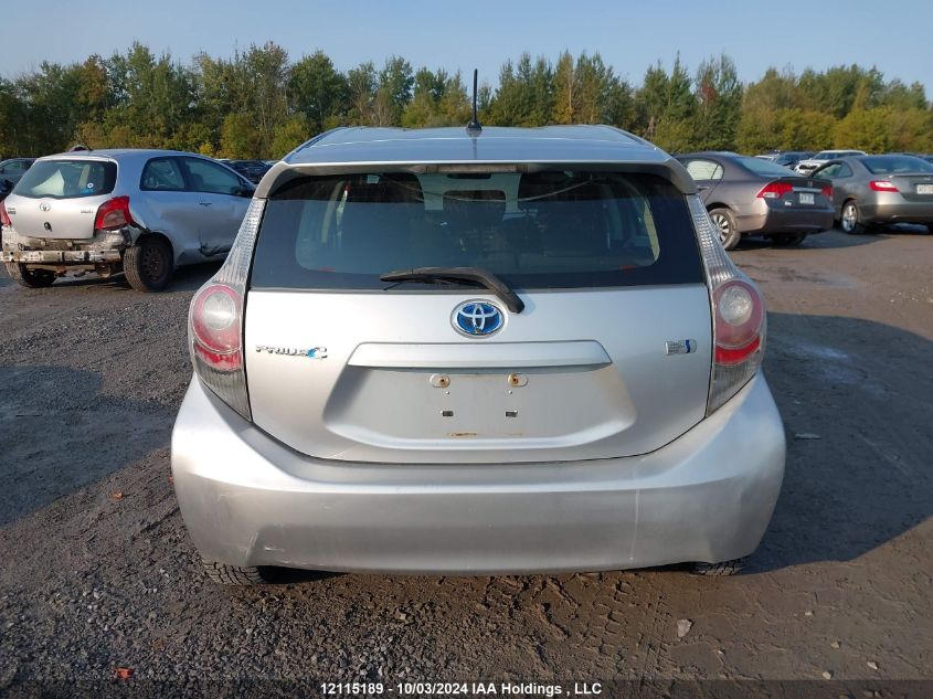 2012 Toyota Prius C Technology VIN: JTDKDTB34C1503177 Lot: 12115189