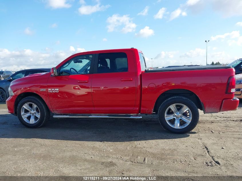 2014 Ram 1500 Sport VIN: 1C6RR7MT8ES392545 Lot: 12115211