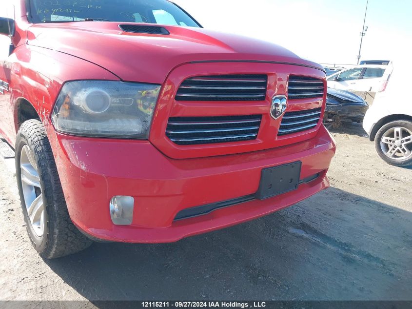 2014 Ram 1500 Sport VIN: 1C6RR7MT8ES392545 Lot: 12115211