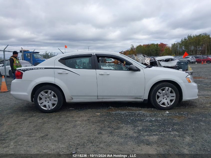 2013 Dodge Avenger VIN: 1C3CDZAB2DN586803 Lot: 12115236