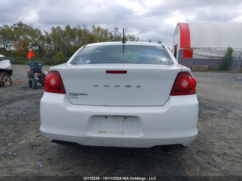 2013 Dodge Avenger VIN: 1C3CDZAB2DN586803 Lot: 12115236