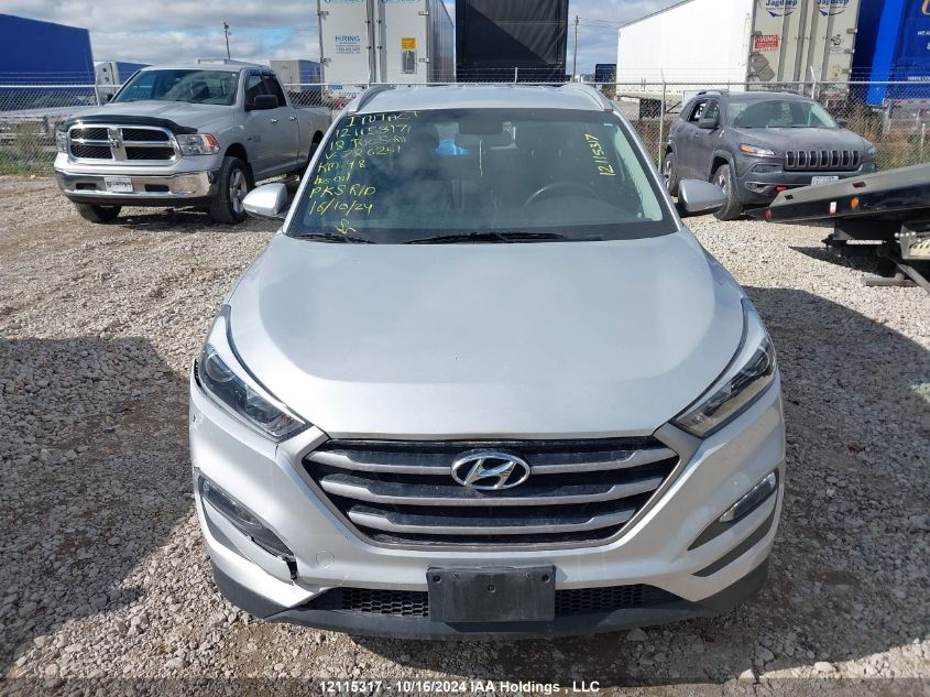 2018 Hyundai Tucson VIN: KM8J3CA41JU786251 Lot: 12115317