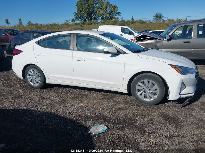 2019 Hyundai Elantra Essential VIN: KMHD74LFXKU778219 Lot: 12115345