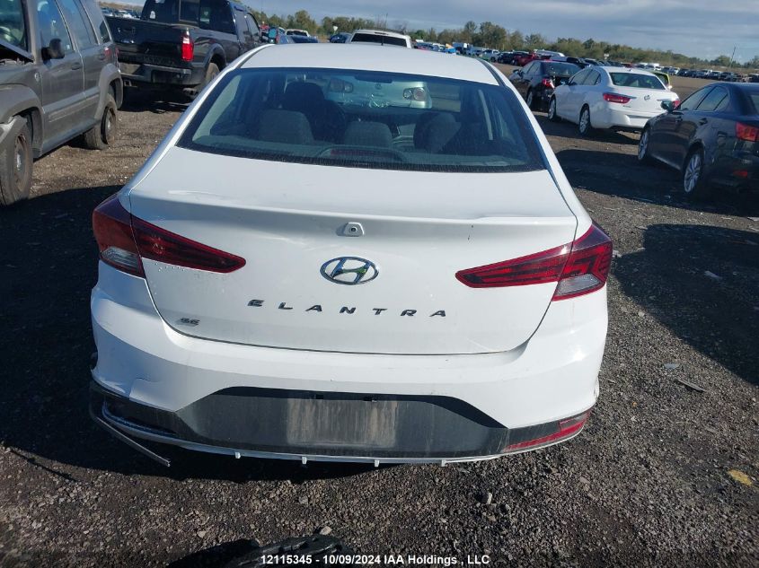 2019 Hyundai Elantra Essential VIN: KMHD74LFXKU778219 Lot: 12115345