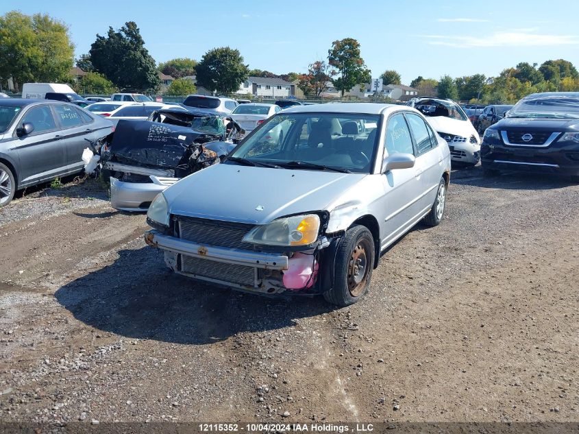 2003 Honda Civic Sdn VIN: 2HGES16653H924369 Lot: 12115352