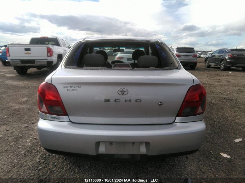 2001 Toyota Echo VIN: JTDBT123310172263 Lot: 12115380