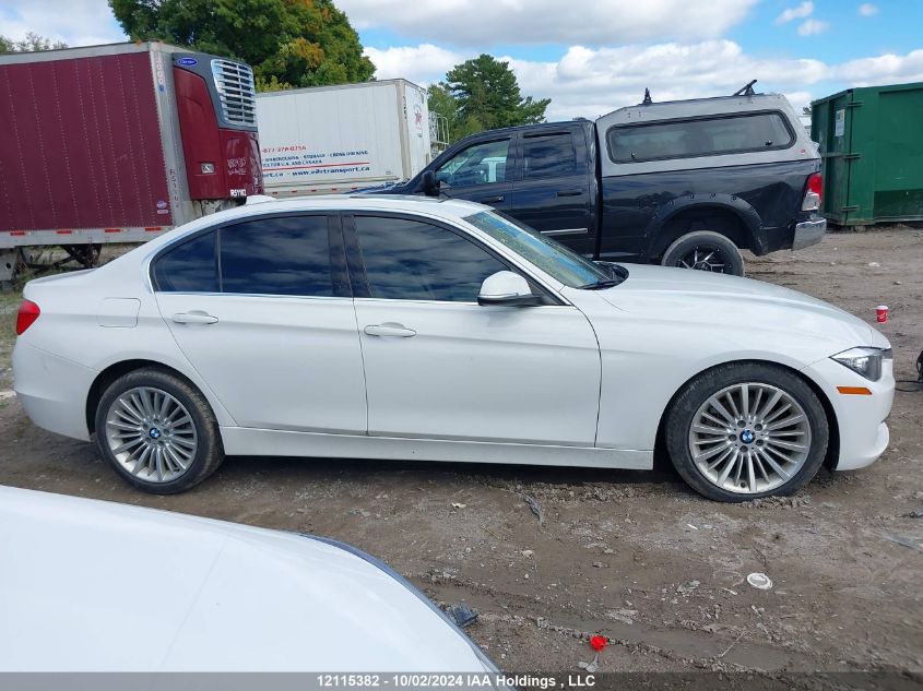 2015 BMW 3 Series VIN: WBA3C3G50FNS75741 Lot: 12115382