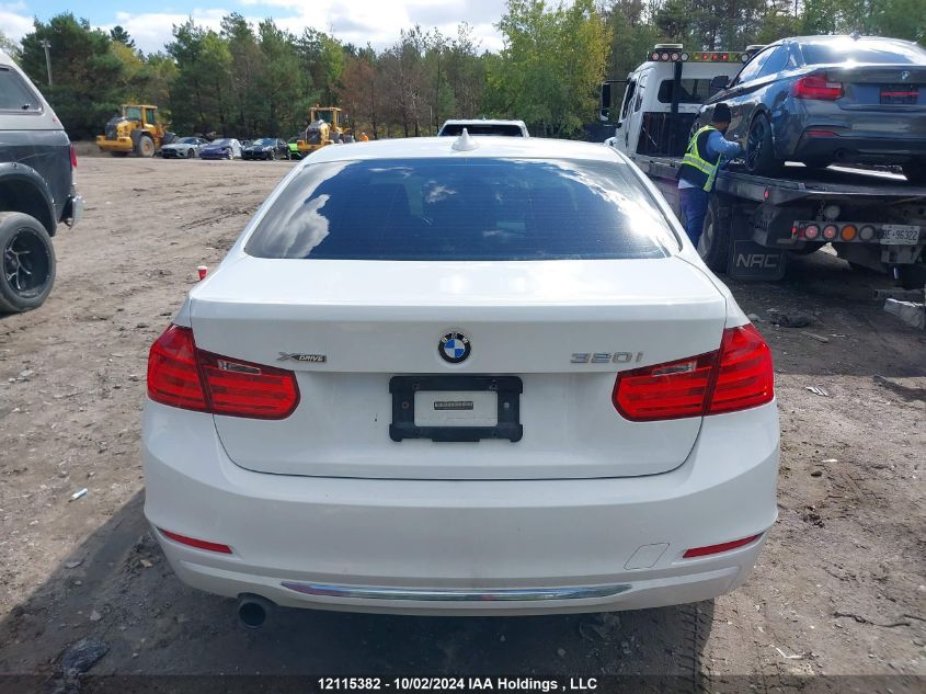 2015 BMW 3 Series VIN: WBA3C3G50FNS75741 Lot: 12115382