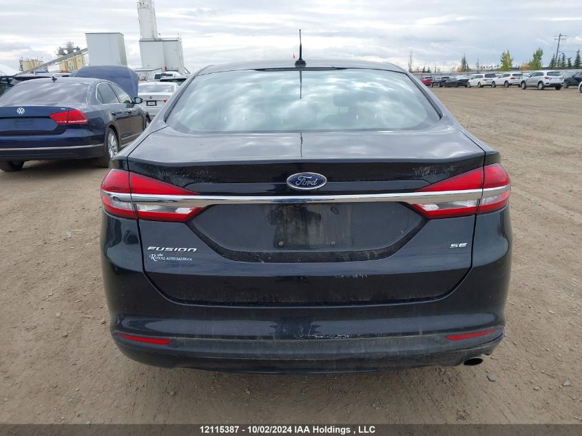 2018 Ford Fusion Se VIN: 3FA6P0H75JR258304 Lot: 12115387