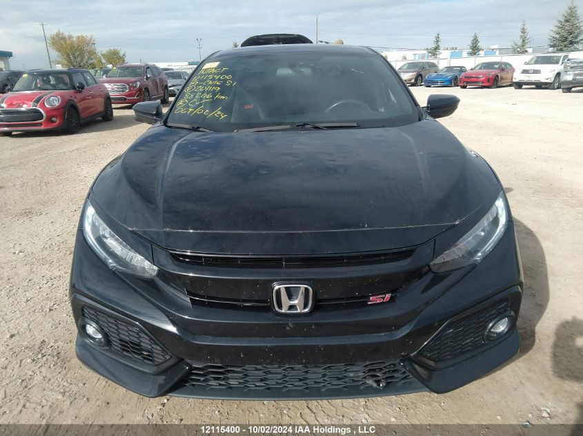 2019 Honda Civic Si Si VIN: 2HGFC1E54KH201119 Lot: 12115400