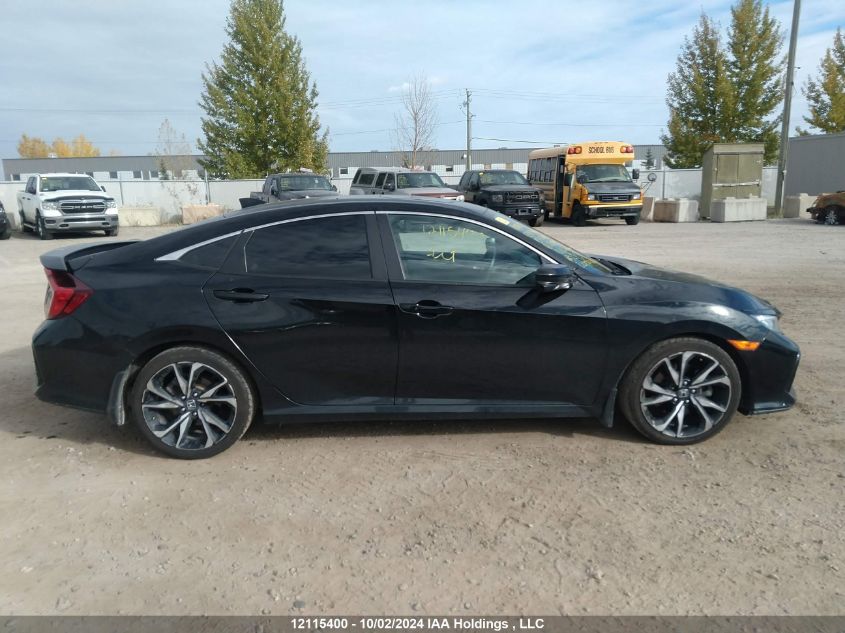 2019 Honda Civic Si Si VIN: 2HGFC1E54KH201119 Lot: 12115400