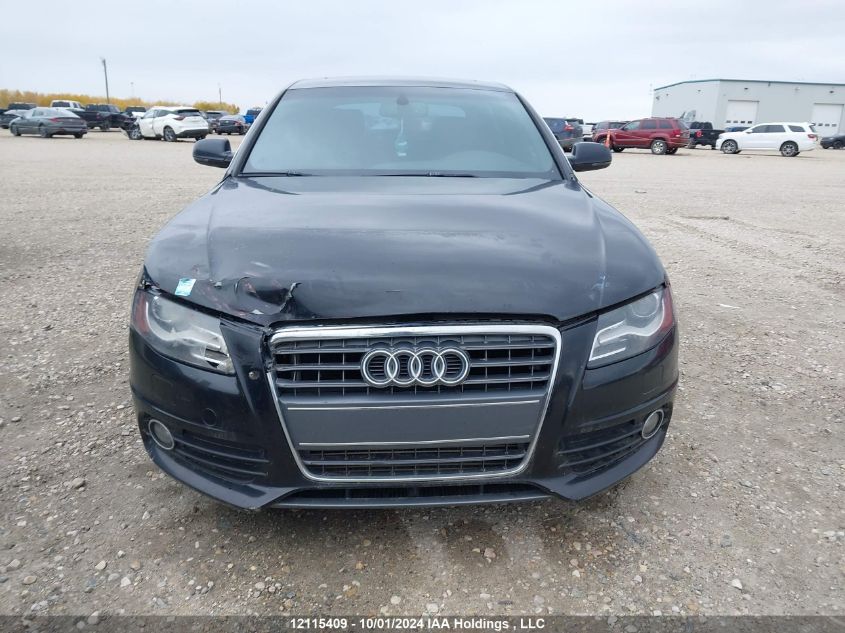 2011 Audi A4 VIN: WAUFFCFL3BN003361 Lot: 12115409