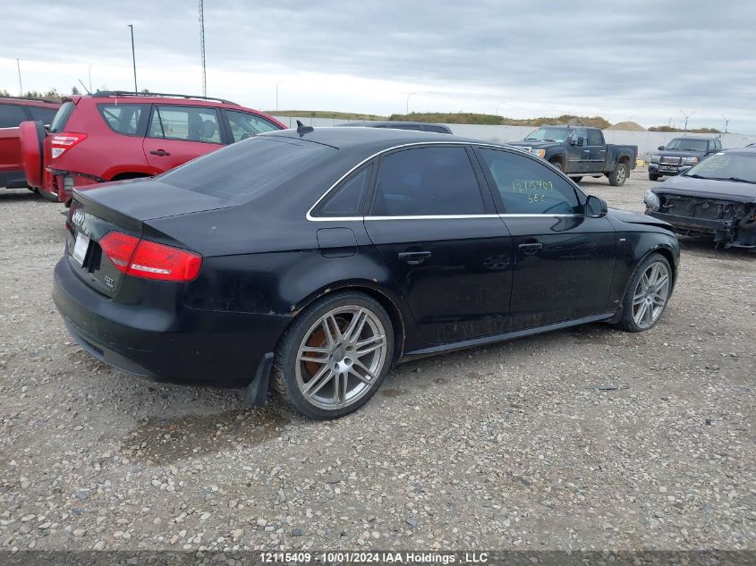 2011 Audi A4 VIN: WAUFFCFL3BN003361 Lot: 12115409