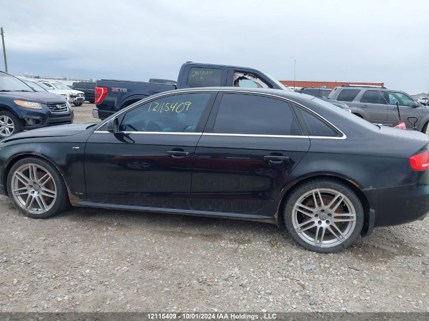 2011 Audi A4 VIN: WAUFFCFL3BN003361 Lot: 12115409