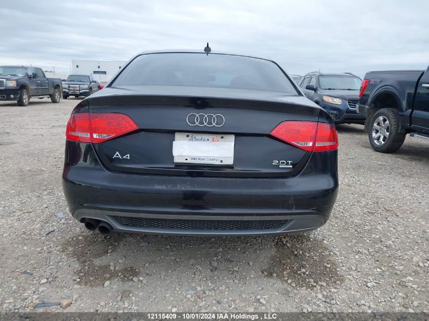 2011 Audi A4 VIN: WAUFFCFL3BN003361 Lot: 12115409