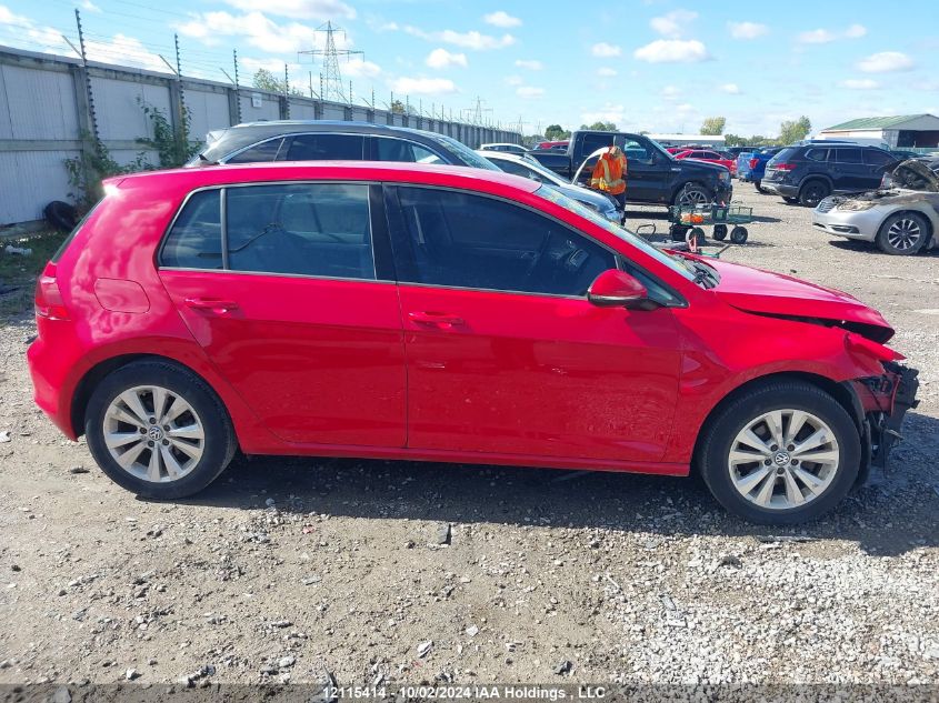 2015 Volkswagen Golf VIN: 3VW217AU3FM075486 Lot: 12115414