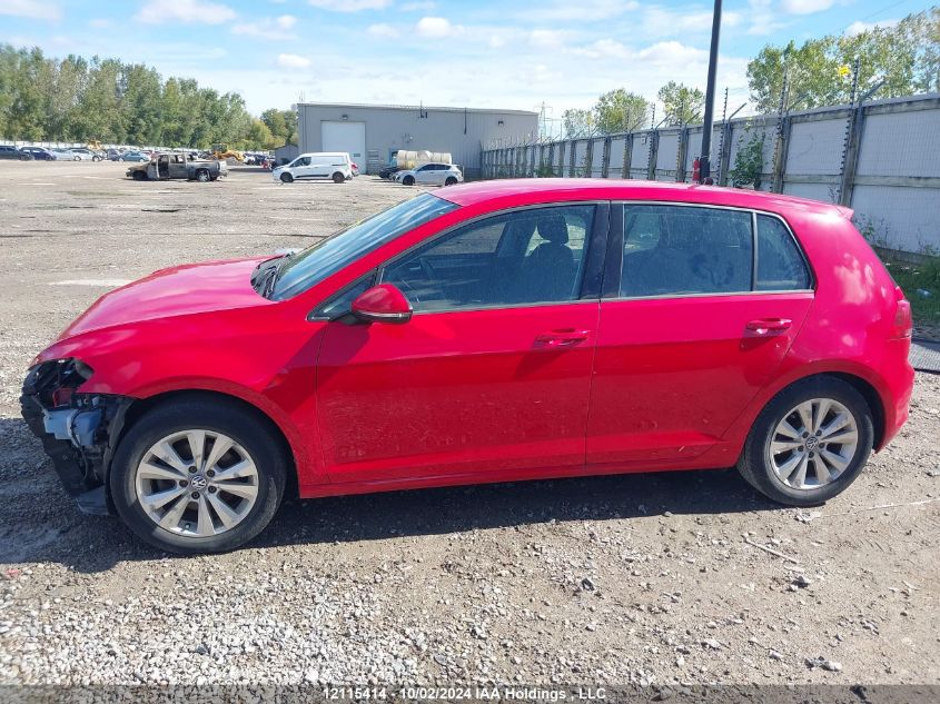 2015 Volkswagen Golf VIN: 3VW217AU3FM075486 Lot: 12115414