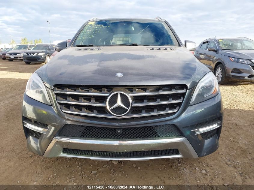 2015 Mercedes-Benz Ml-Class VIN: 4JGDA2EB6FA503857 Lot: 12115420