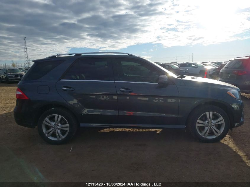 2015 Mercedes-Benz Ml-Class VIN: 4JGDA2EB6FA503857 Lot: 12115420