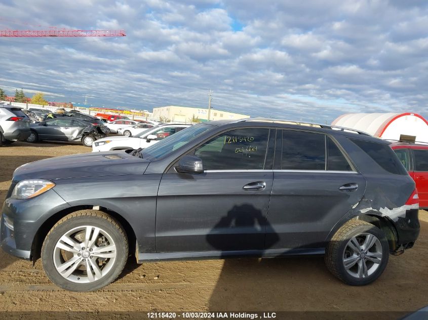 2015 Mercedes-Benz Ml-Class VIN: 4JGDA2EB6FA503857 Lot: 12115420