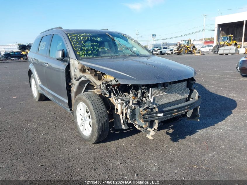 2012 Dodge Journey Sxt VIN: 3C4PDCCG3CT309823 Lot: 12115438