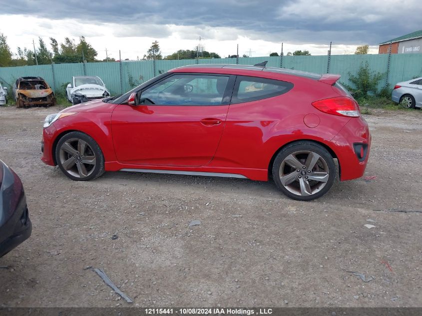 KMHTC6AE4DU146686 2013 Hyundai Veloster Turbo