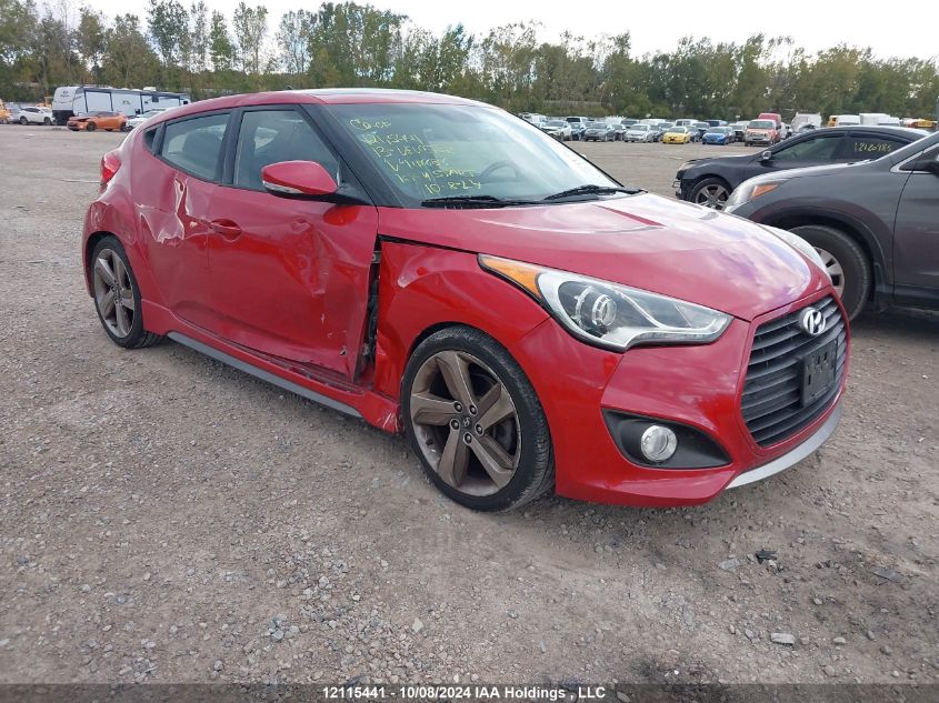 KMHTC6AE4DU146686 2013 Hyundai Veloster Turbo