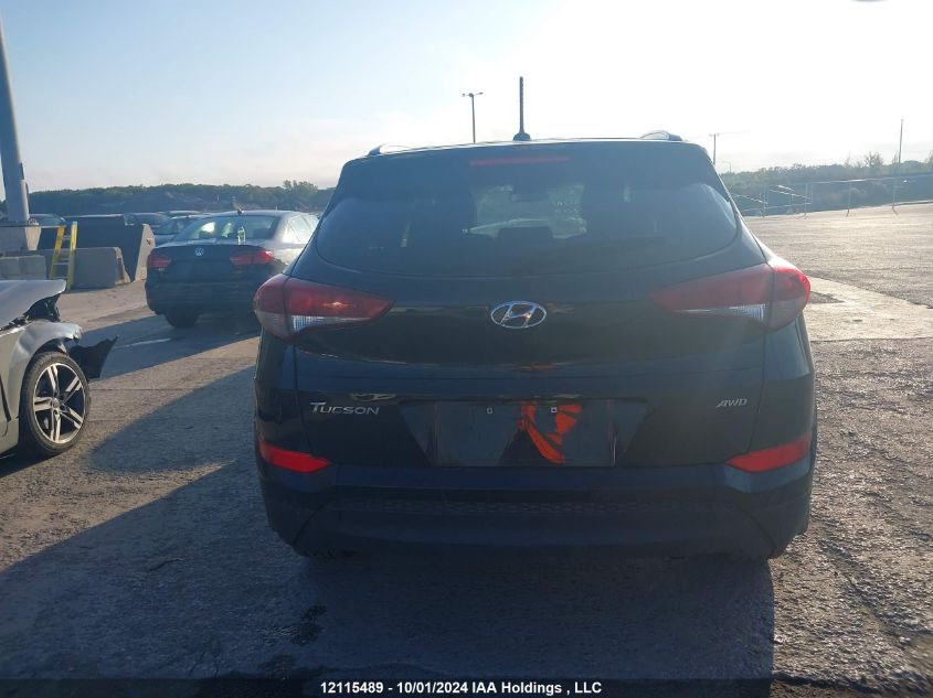 2017 Hyundai Tucson Limited/Sport And Eco/Se VIN: KM8J3CA44HU376408 Lot: 12115489