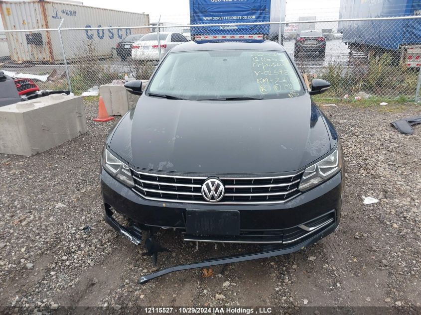 2017 Volkswagen Passat VIN: 1VWAT7A33HC023986 Lot: 12115527