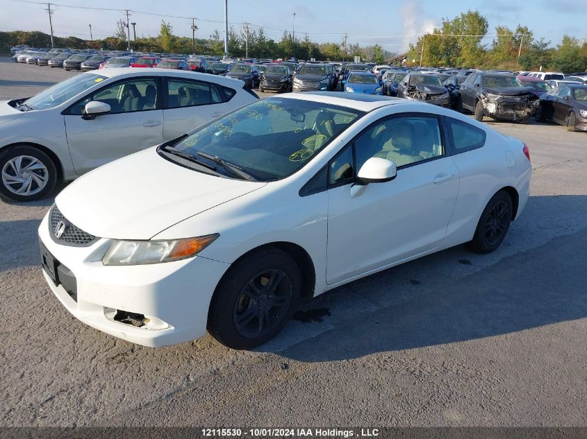 2012 Honda Civic Cpe VIN: 2HGFG3B51CH002695 Lot: 12115530