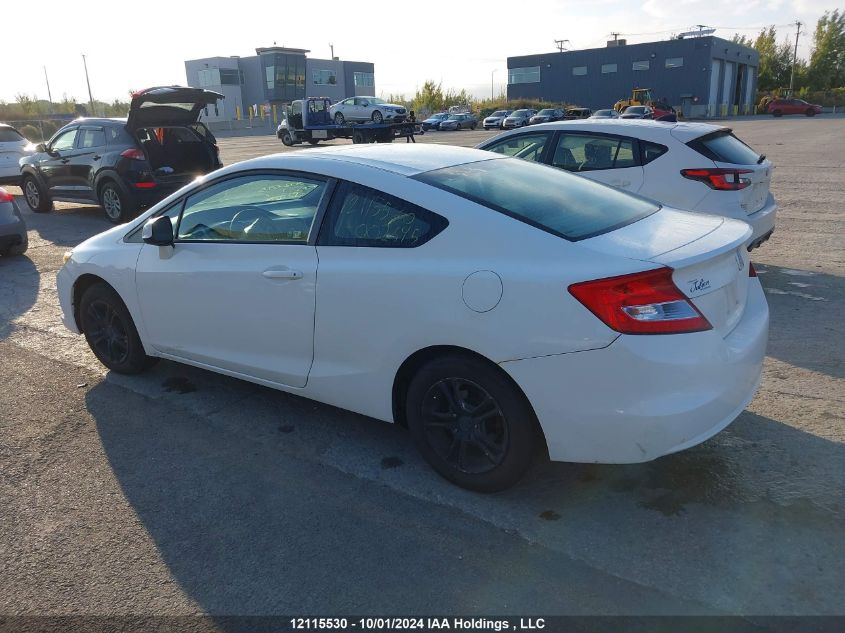 2012 Honda Civic Cpe VIN: 2HGFG3B51CH002695 Lot: 12115530